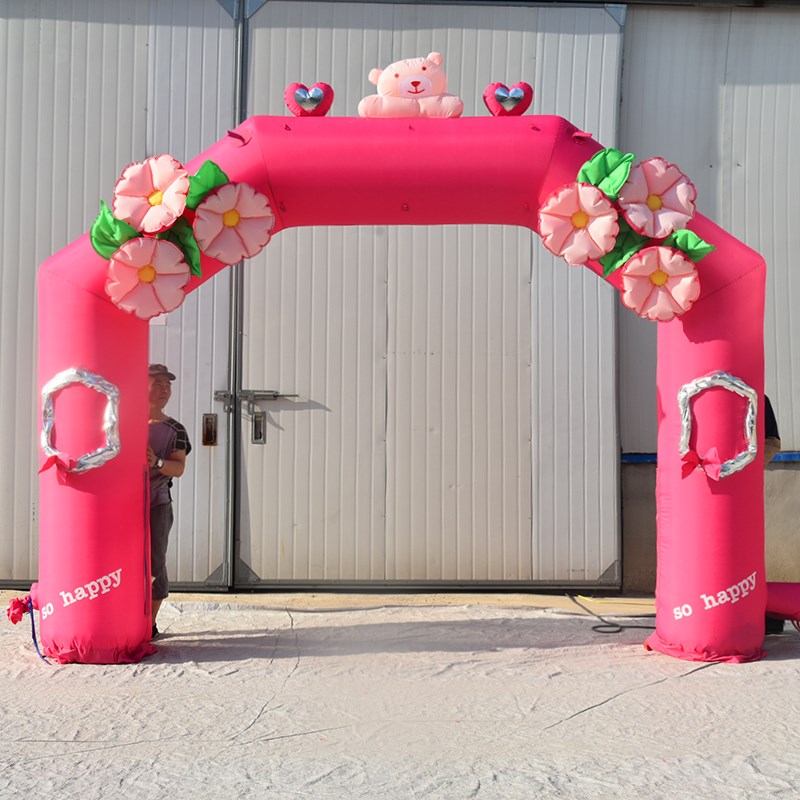 濉溪粉色婚礼拱门